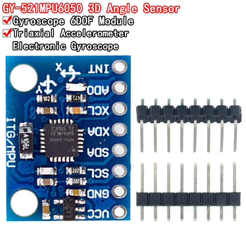 Accelerometer Mpu6050 - 1 conjunto de sensores giroscópio analógico