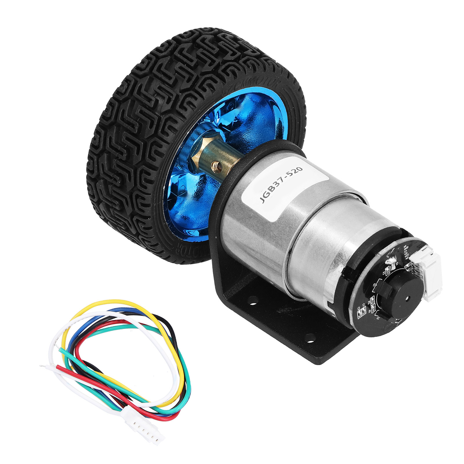 Geared Motor - Motor Encoder 12V com Eixo e