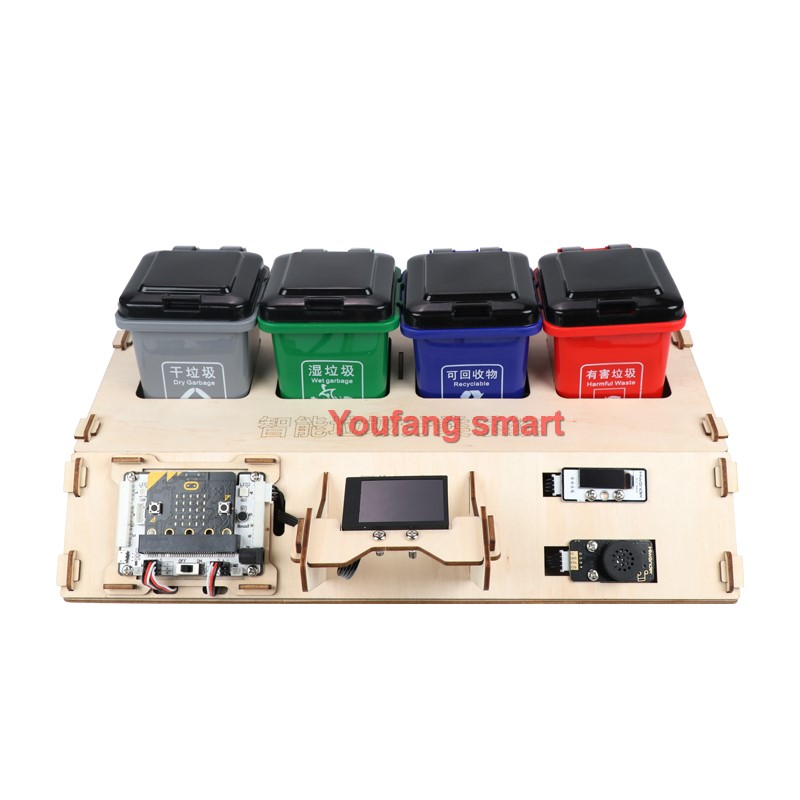 Microbit Robot - AI Visão Waste Sorting Robot Kit,