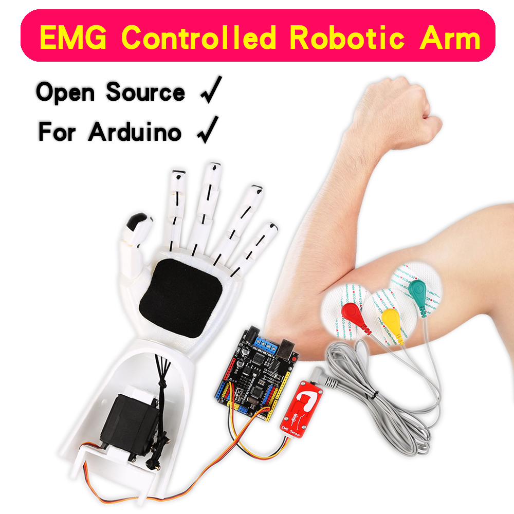 Sensor EMG Braço robótico Sens - Arduino Robot avaliação e preço