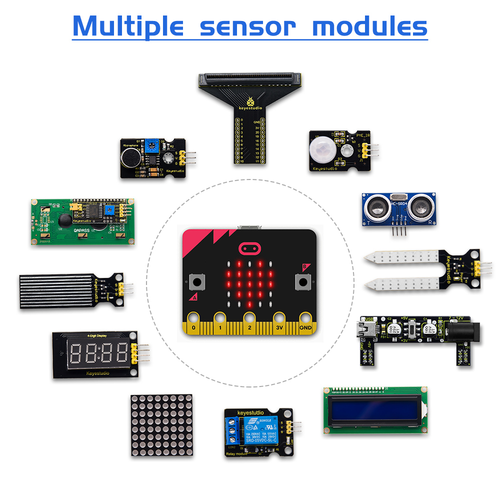 KEYESTUDIO-Starter Kit Básico  - Microbit Robot avaliação e preço