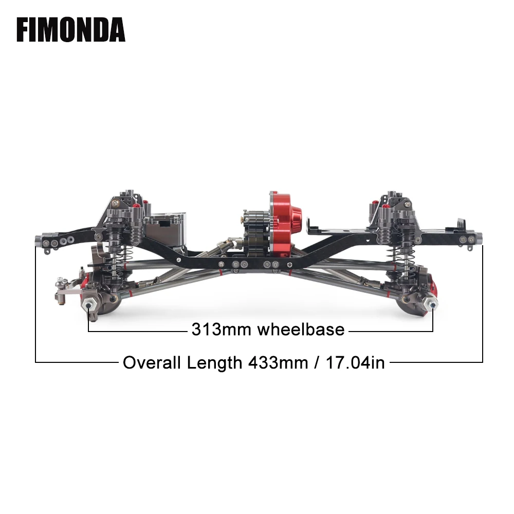 FIMONDA-RC Crawler Metal Chass - Robot Car Kit avaliação e preço