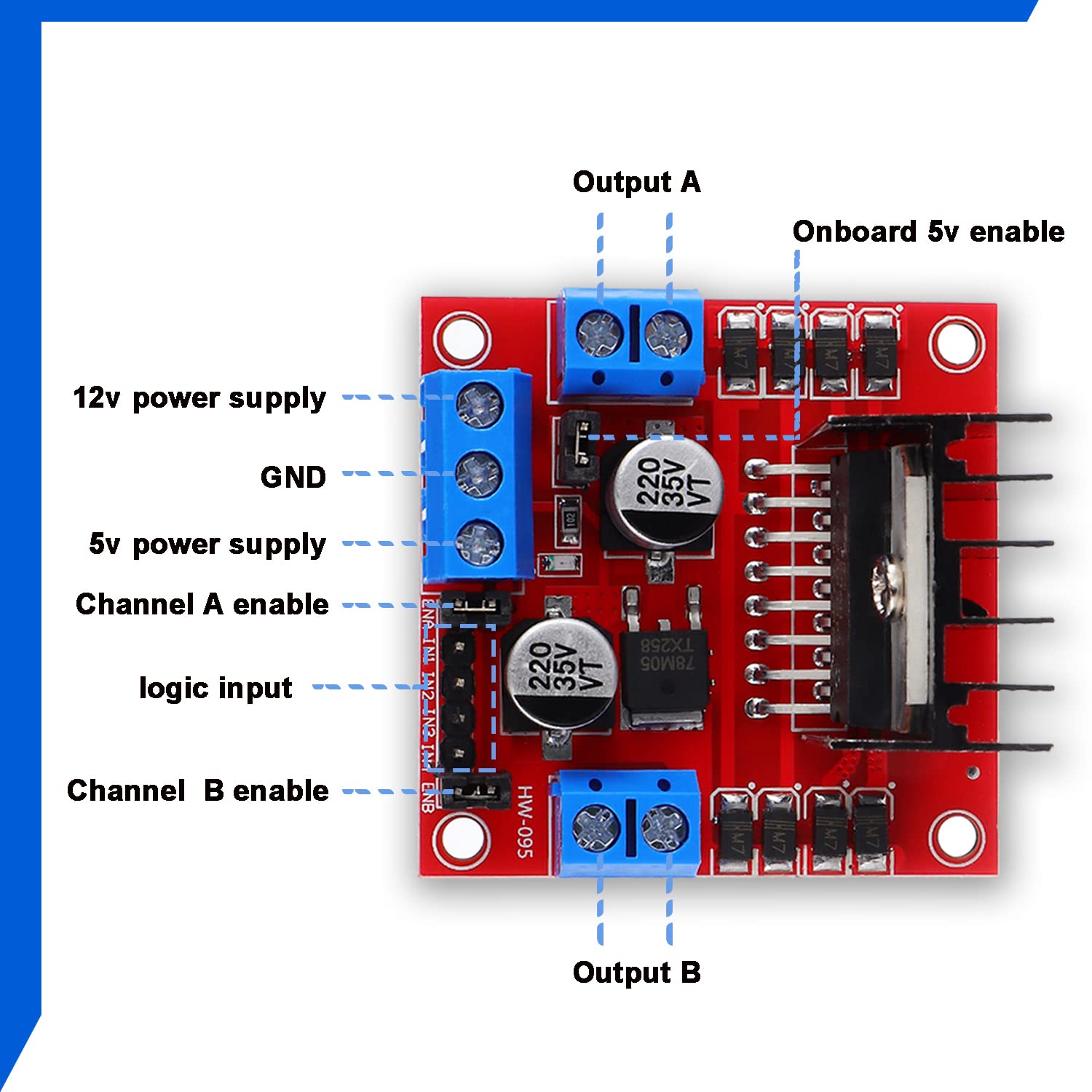 Placa controladora de acioname - L298N Module avaliação e preço
