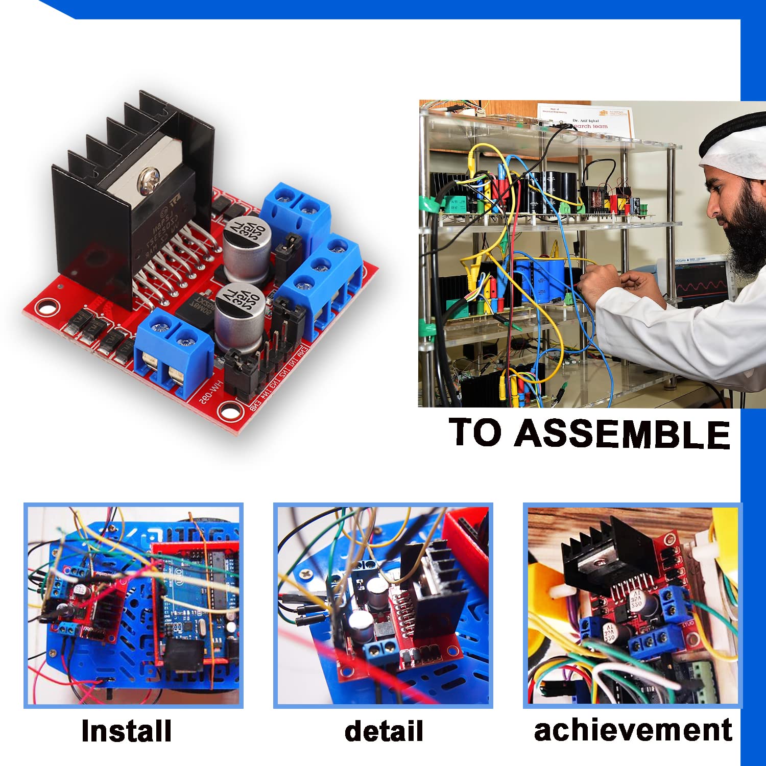 Placa controladora de acioname - L298N Module avaliação e preço