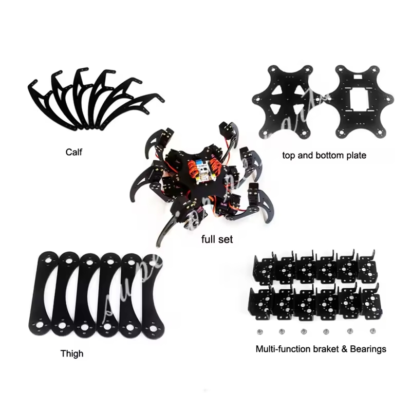 18 dof alumínio hexapod aranha - Arduino Robot avaliação e preço