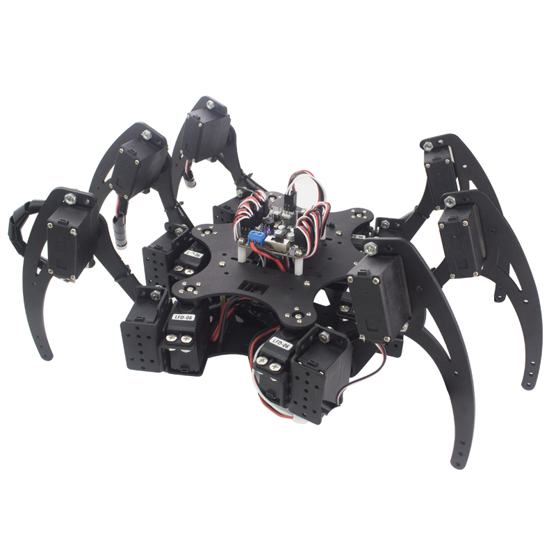 18 dof alumínio hexapod aranha - Arduino Robot avaliação e preço