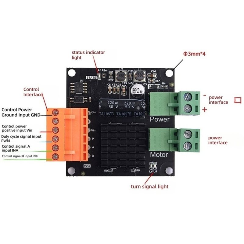 Módulo de Driver de Motor DC 1 - Motor Driver Module avaliação e preço