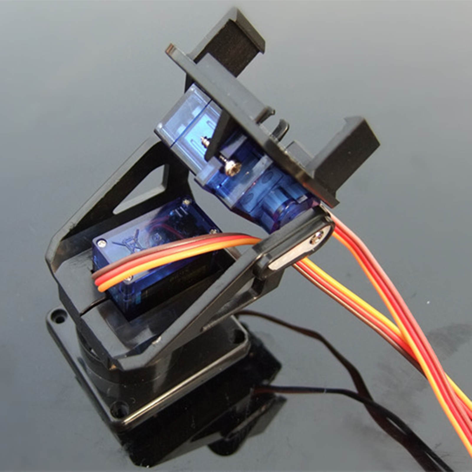 2 eixos servo cardan suporte f - Pan Tilt Bracket avaliação e preço
