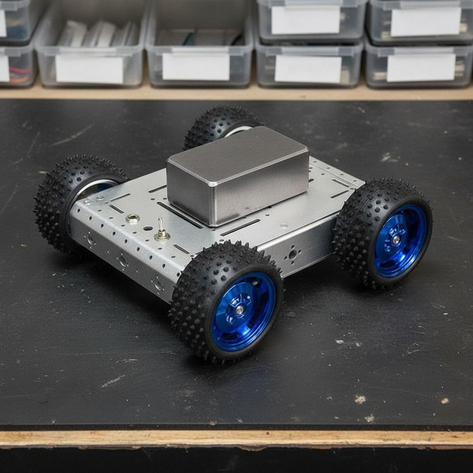 Chassi de Carro Inteligente 4W - Robot Car Kit avaliação e preço