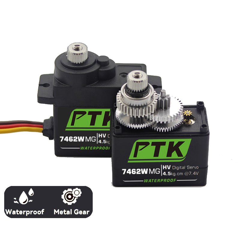 PTK 7462W MG Metal gear 9g mic - Sg90 Servo avaliação e preço