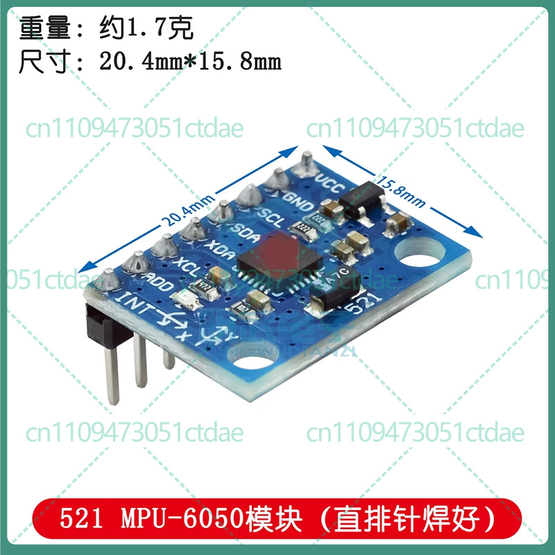 5-25 peças para módulo sensor  - Accelerometer Mpu6050 avaliação e preço